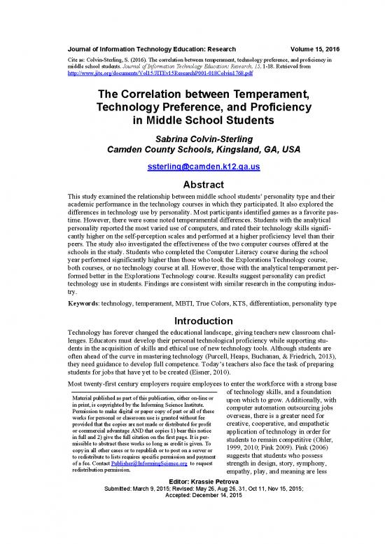 picture Personality Pdf 96313 | Jitev15researchp001 018colvin1768