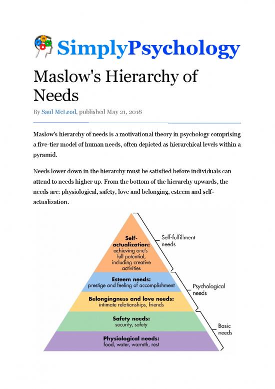 picture_Self Esteem Pdf 96104 | Maslows Hierarchy Of Needs