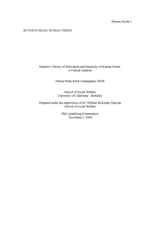 picture_Self Esteem Pdf 96249 | Maslows Hierarchy Of Needs A Critical Analysis