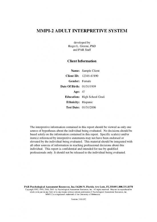 picture_Mmpi Test Pdf 96169 | Mmpi 2 Adult Interpretive Sample