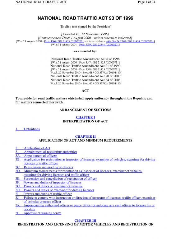 picture_Act Therapy Pdf 95050 | National Road Traffic Act & Regulations