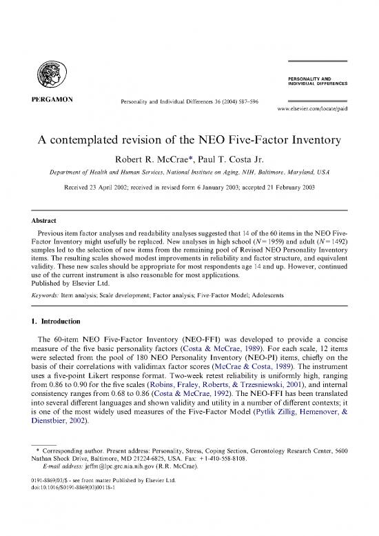 picture1_Personality Pdf 95839 | Neo Mccrae Costa