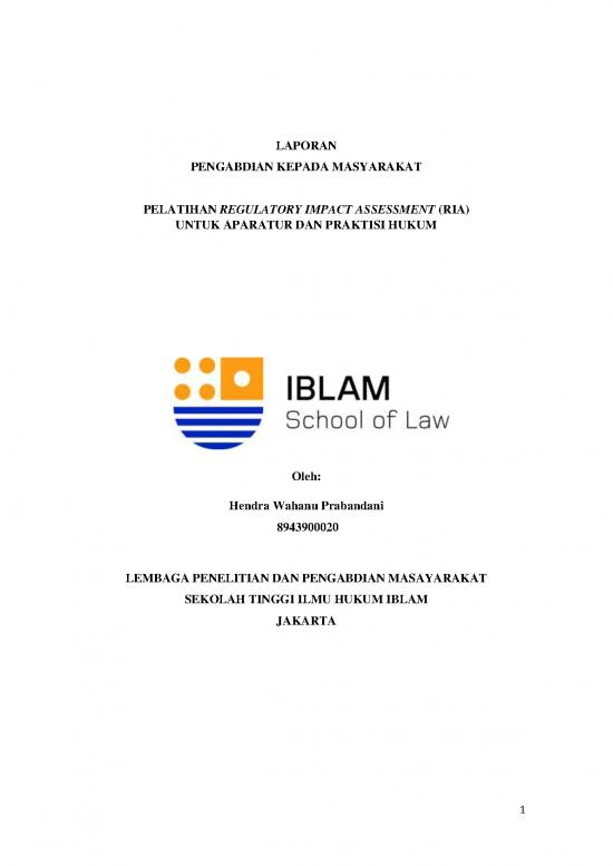 picture_Pelatihan Regulatory Impact Assessment Untuk Aparatur Dan Praktisi Hukum