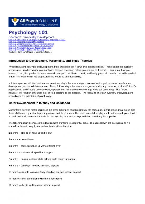 picture Personality Pdf 96016 | Personality Development Psychology 101 Chapter 3 Allpsychonline