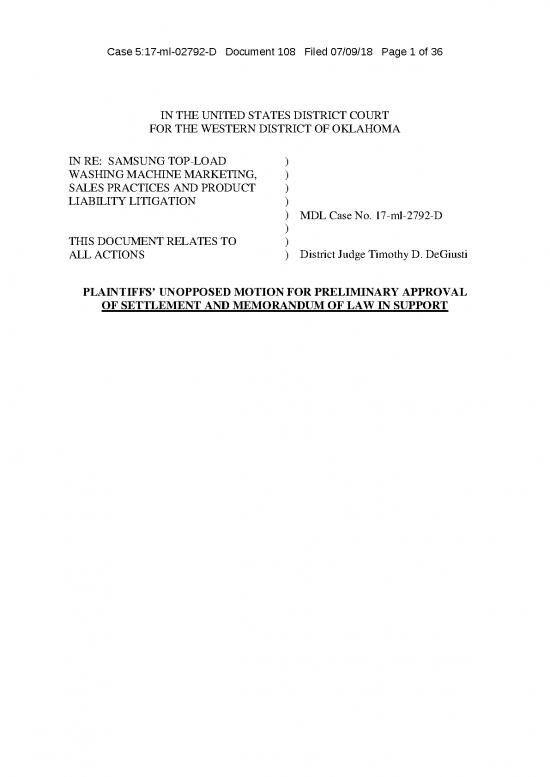 picture1_Plaintiffs  Unopposed Motion For Preliminary Approval Of Settlement And Memorandum In Law In Support