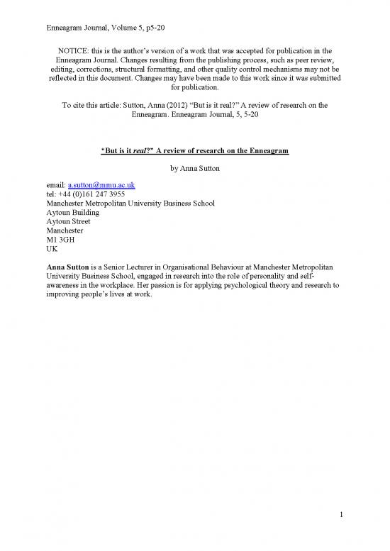 picture_Personality Pdf 95918 | Research On The Enneagram Formatted