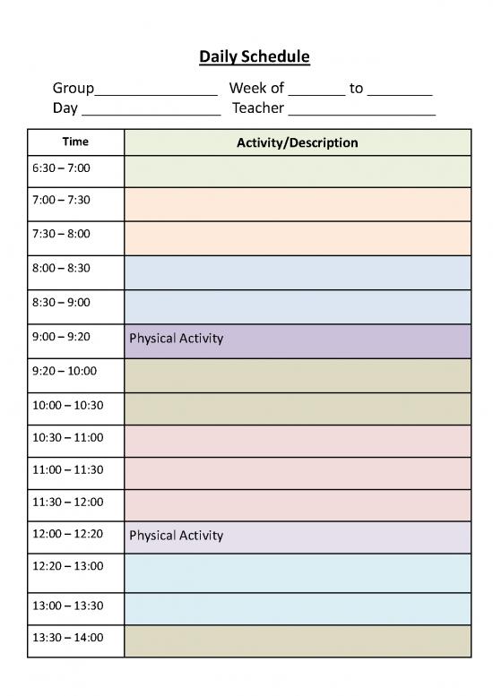 picture Schedule Pdf 94669 | Schedule Template 8 Hrs