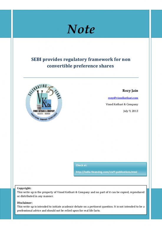 picture1_Academic Pdf 95066 | Sebi Provides Regulatory Framework For Non Convertible Preference Shares