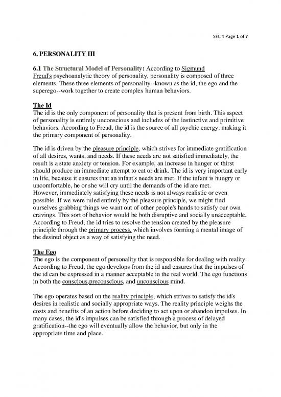 picture1_Personality Pdf 96140 | Sec 6 Life