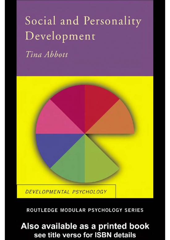 picture Personality Pdf 95966 | Social And Personality Development   Tina Abbott 1542952410