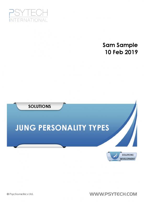 picture Personality Pdf 96538 | Sol Jung Types