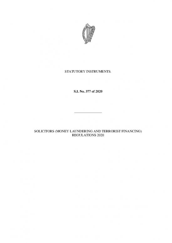picture Money Laundering Regulations 2020 Pdf 95313 | Solicitors Money Laundering And Terrorist Financing Regulations 2020 2