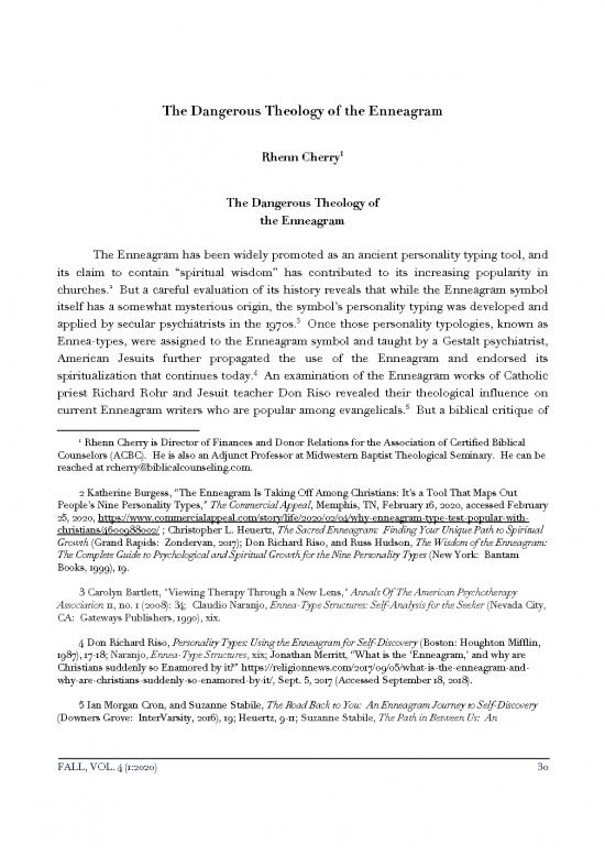 picture_Personality Pdf 96893 | The Dangerous Theology Of The Enneagram
