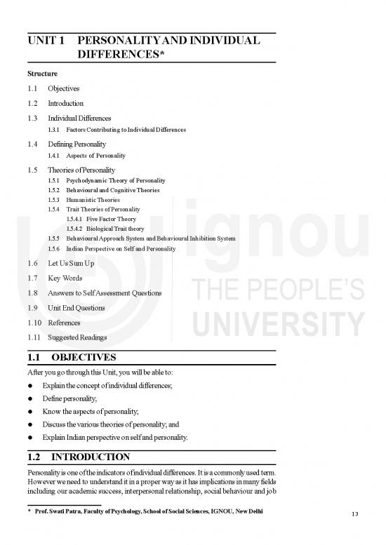 picture Personality Pdf 95926 | Unit 1