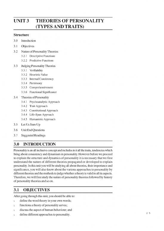 picture Personality Pdf 95928 | Unit 3
