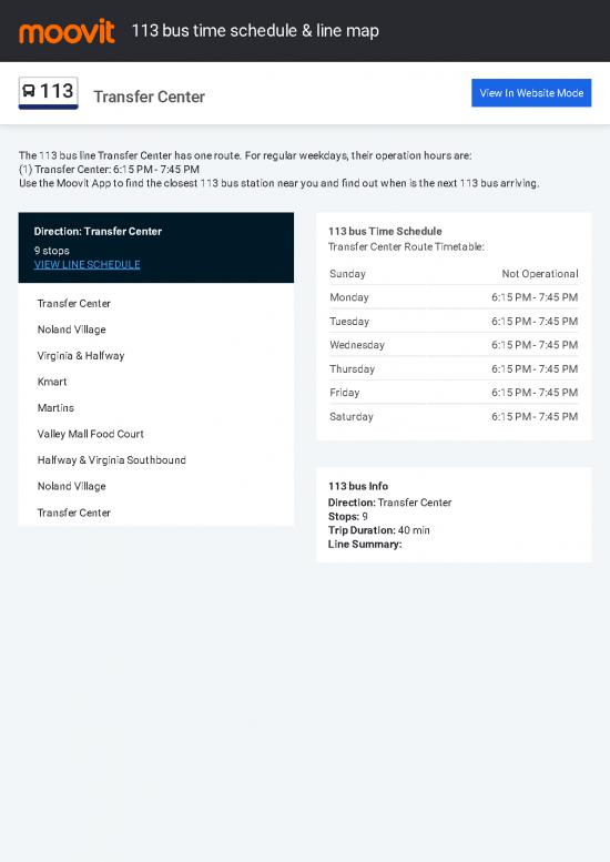picture_Schedule Pdf 94566 | Washington County Transit Transfer Center
