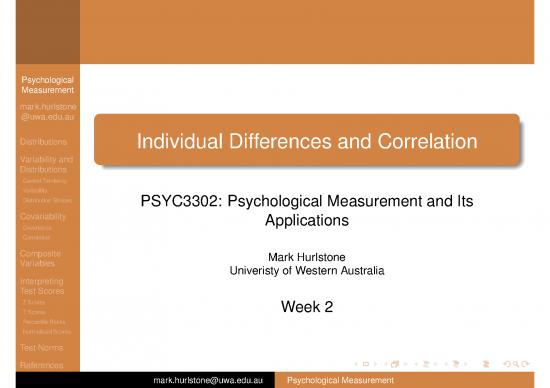 picture Individual Differences Pdf 96358 | Week  Individual Differences And Correlation