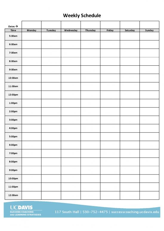 picture Weekly Schedule Template Pdf 94577 | Weekly Calendar