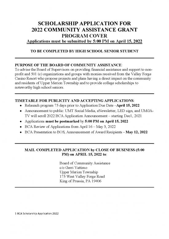 picture1_Financial Spreadsheet 10279 | Scholarship Application For 2022 Community Assistance Grant Program Cover | Beasiswa 2022