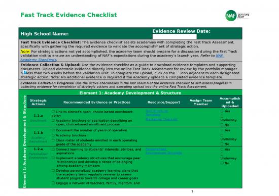 picture_Electronic Spread Sheet 10314 | Fast Track Evidence Checklist | Flyer Template Word