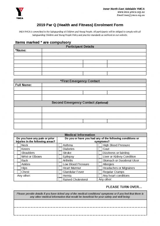 picture1_Health Flyer Template Word 10353 | 2019 Par Q Enrolment Form | Flyer Template Word