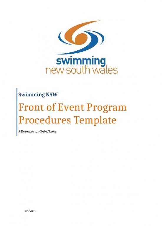 picture1_Front Of Event Program Procedures Template V2 (1) | Flyer Template Word