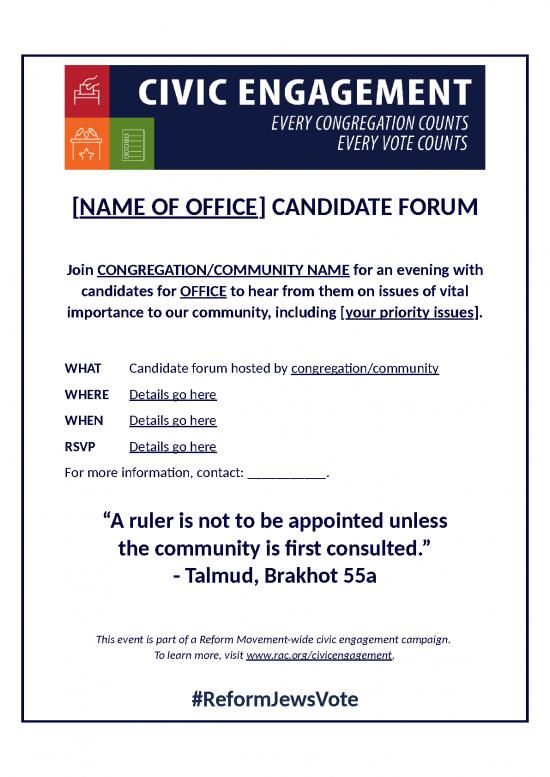 picture1_Candidate Forum Flyer Template | Flyer Template Word