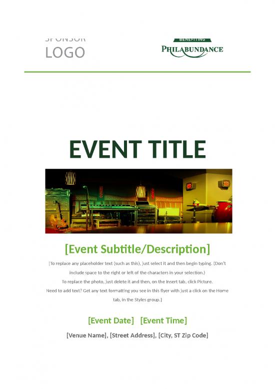 picture1_Benefitting Flyer Template | Flyer Template Word