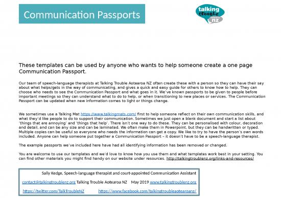 picture Communication Ppt 10546 | Ttanz Communication Passport Templates For Website | Cartoon Power Point Template