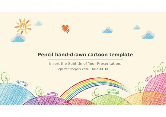 picture_Powerpoint Summary Slide 10557 | Pencil Hand Drawn Cartoon Ppt Templates | Cartoon Power Point Template
