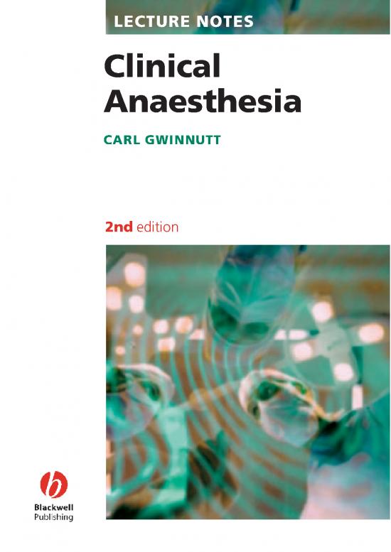 picture1_Work Spreadsheet 10799 | Lectures Notes Clinical Anesthesia Carl Gwinnutt 2004 | Ilmu Kesehatan