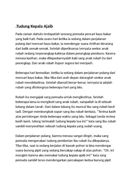 picture1_Tudung Kepala Ajaib | Cerita Anak