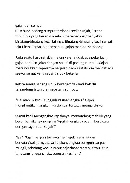 picture1_Gajah Dan Semut | Cerita Anak