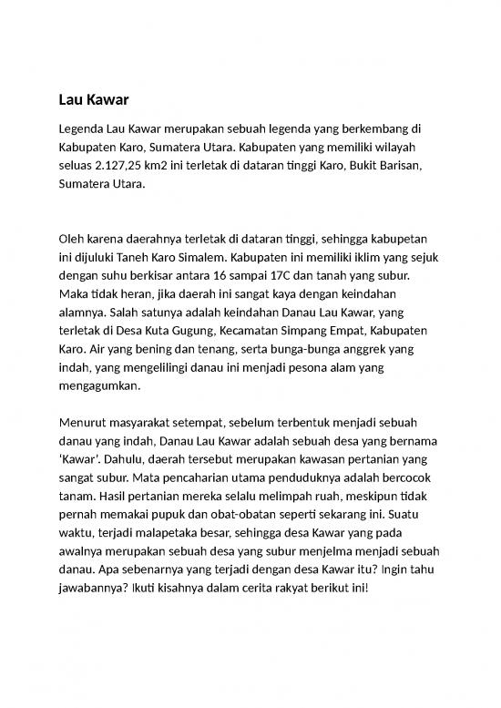 picture1_Lau Kawar | Cerita Anak