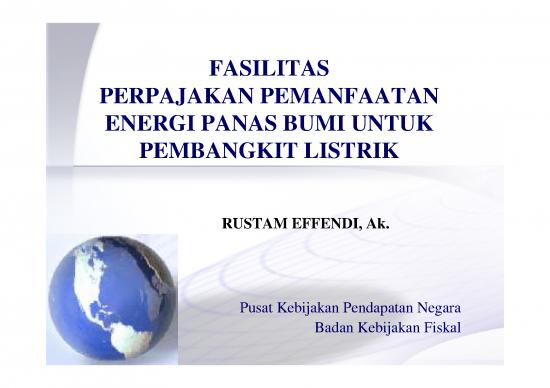 picture_Presentasi Usaha 8940 | Fasilitas Perpajakan Pemanfaatan Energi Panas Bumi Untuk Pembangkit Listrik | Makalah Perpajakan
