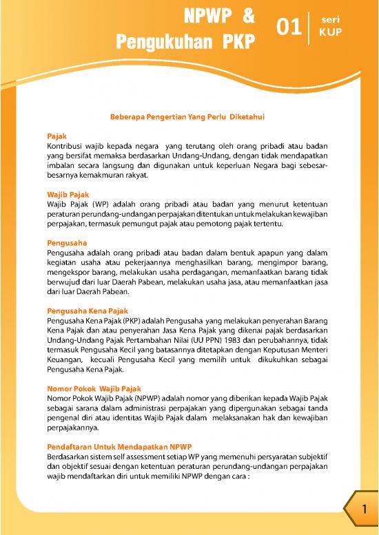 picture_Presentasi Usaha 8975 | Npwp Dan Pengukuhan Pkp | Makalah Perpajakan