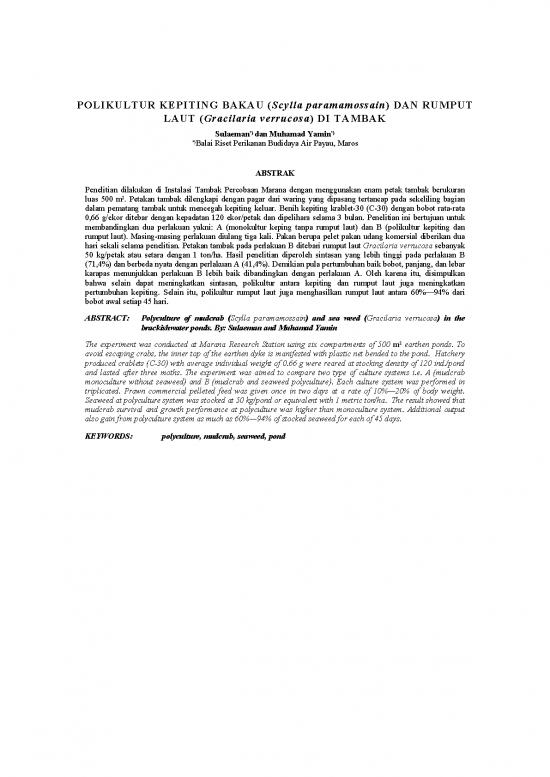 picture_Penelitian Pdf 8997 | Polikultur Kepiting | Perikanan Dan Kelautan