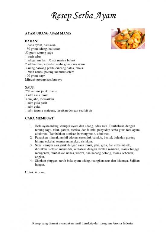 picture_Tomat Pdf 9023 | Resep Serba Ayam | Resep Kuliner