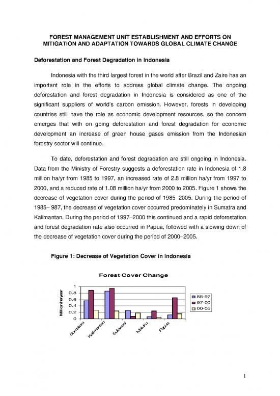 picture_Deforestation Pdf 9058 | 2007  From Dephut Web  Forest Management Unit Establishment And Efforst On Mitigation And Adapatation Towards Global Climate Change | Kehutanan