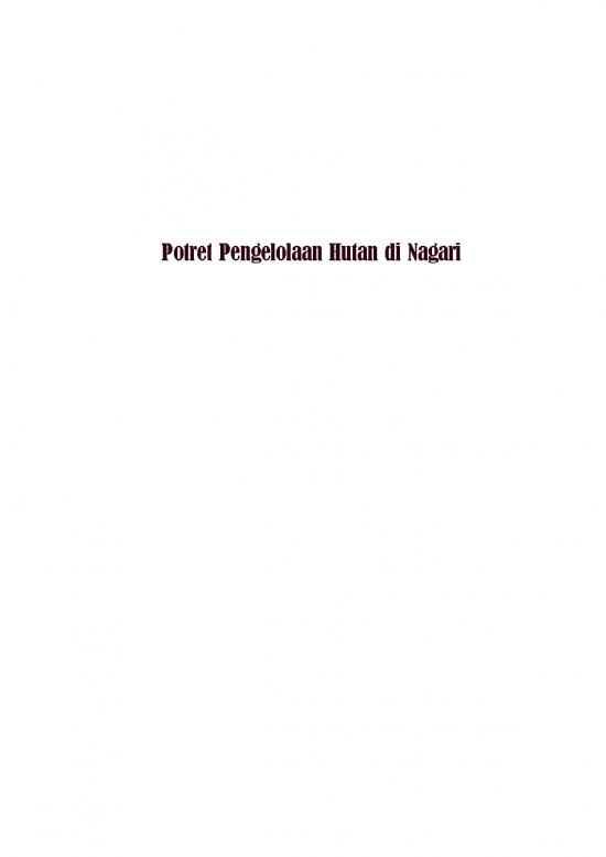 picture1_Hukum Pdf 9075 | 12 Potret Pengelolaan Hutan Di Nagari | Kehutanan