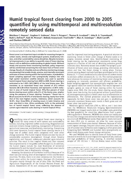 picture_Environmental Science Pdf 9091 | 05 02 Humid Tropical Forest Clearing From 2000 To 2005 Quantified By Using Multitemporal And Multiresolution Remotely Sensed Data | Kehutanan