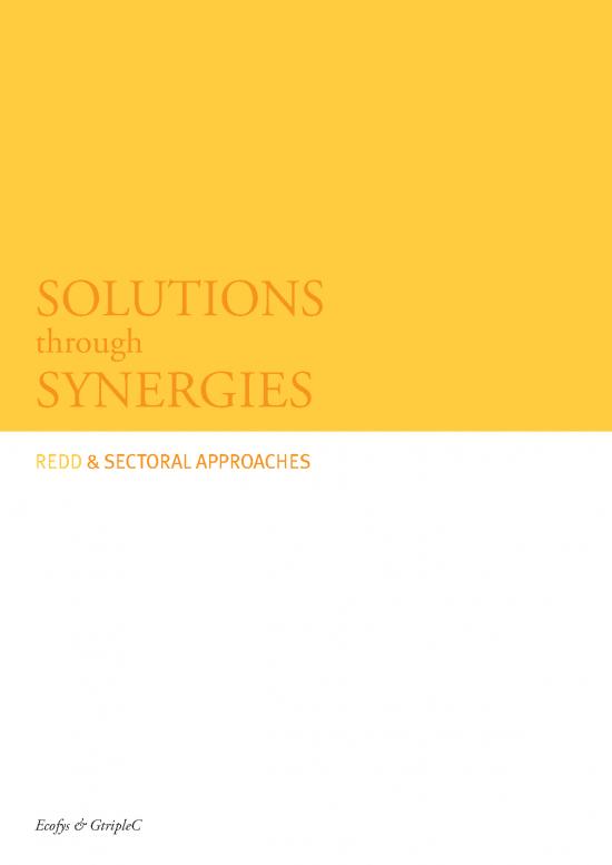 picture1_Deforestation Pdf 9131 | 2009 Solutions Through Synergies Redd And Sectoral Approaches  By Ecofys And Gtriplec | Kehutanan