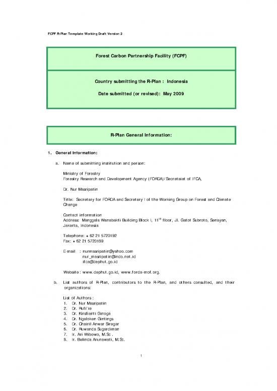 picture1_Research Pdf 9145 | 05 Indonesia Submission To Fcpf Readiness Plan Proposal | Kehutanan