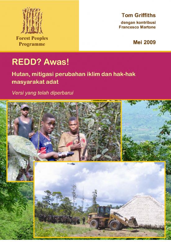 picture1_Laporan Pdf 9146 | 05 Redd   Awas   Hutan   Mitigasi Perubahan Iklim  Amp  Hak Masyarakat Adat | Kehutanan