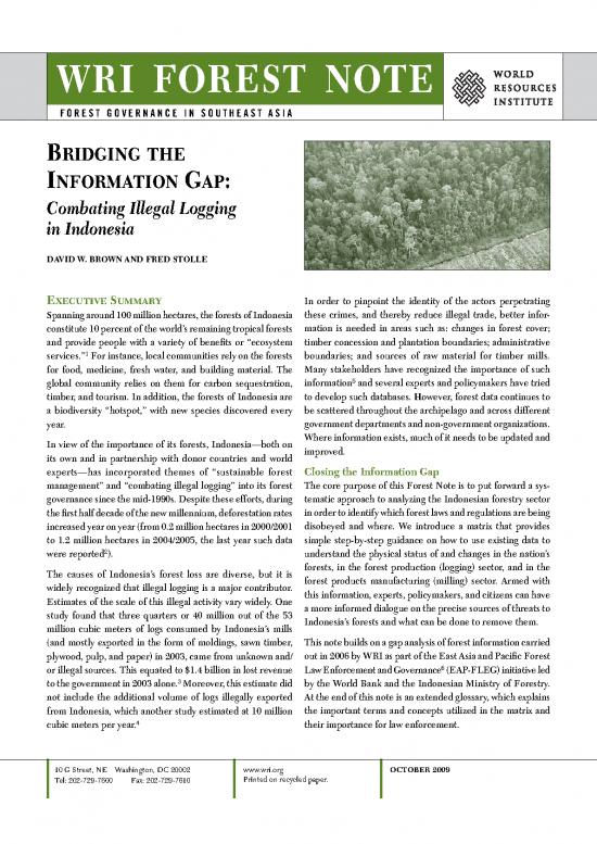 picture1_Ecosystem Pdf 9165 | 10 Bridging The Information Gap   Combating Illegal Logging In Indonesia | Kehutanan