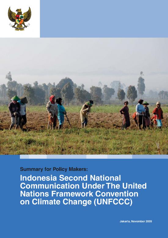 picture The Environment Pdf 9177 | 11 14 Snc   Indonesia Second National Communication Under The Unfccc  Summary For Policy Makers | Kehutanan