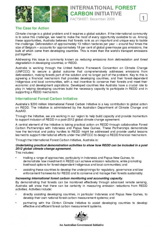 picture1_Deforestation Pdf 9180 | 12 11 Factsheet 1   International Forest Carbon Initiative  Ifci | Kehutanan