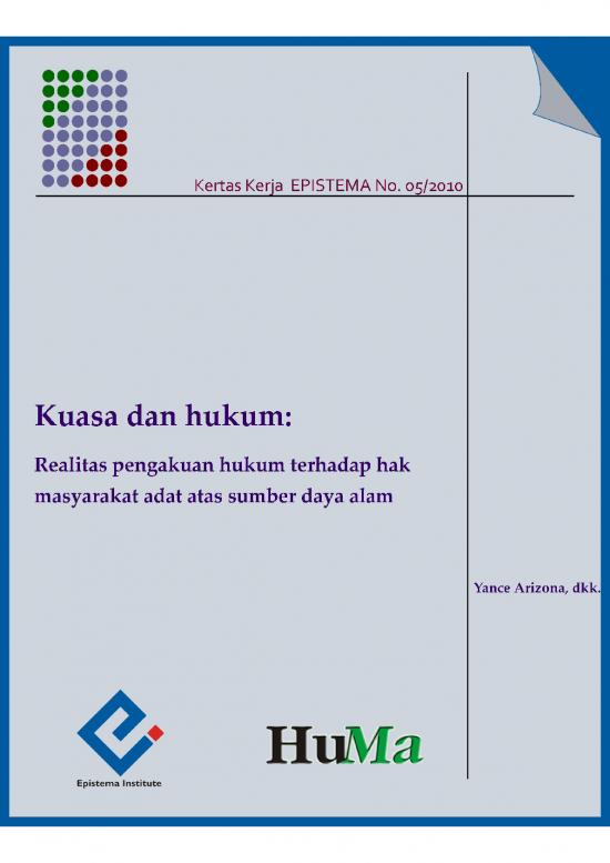 picture_Hukum Pdf 9193 | Realitas Pengakuan Hukum Thd Hak Masy Adat | Kehutanan