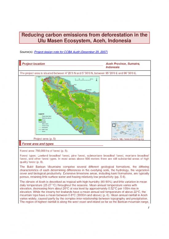 picture Project On Ecosystem Pdf 9202 | Aceh   Indonesia  By Iges | Kehutanan