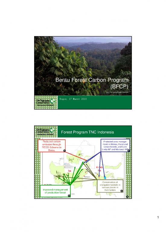 picture_Ekonomi Pdf 9215 | 03 17 Presentation   Berau Forest Carbon Program | Kehutanan